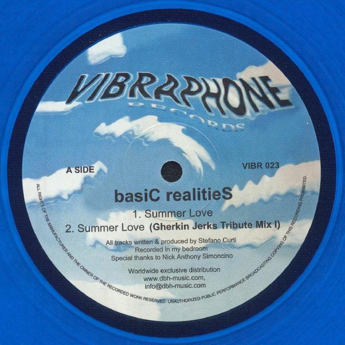 basiC realitieS - Summer Love (12") (Translucent blue vinyl)