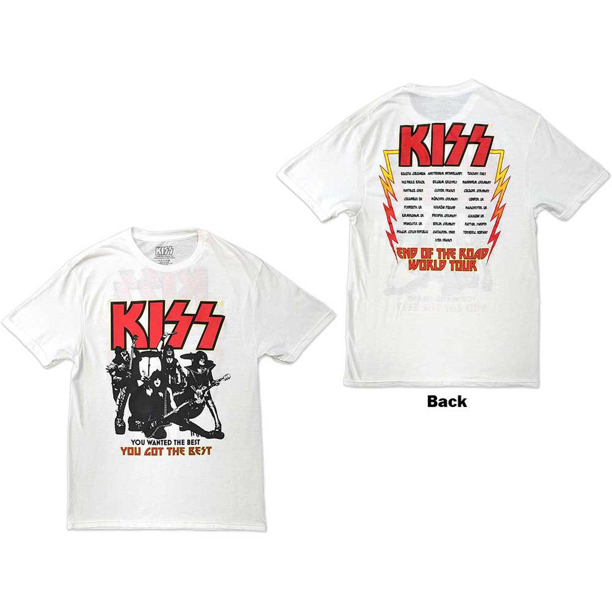Kiss End Of The Road You Got The Best - White | 2XL