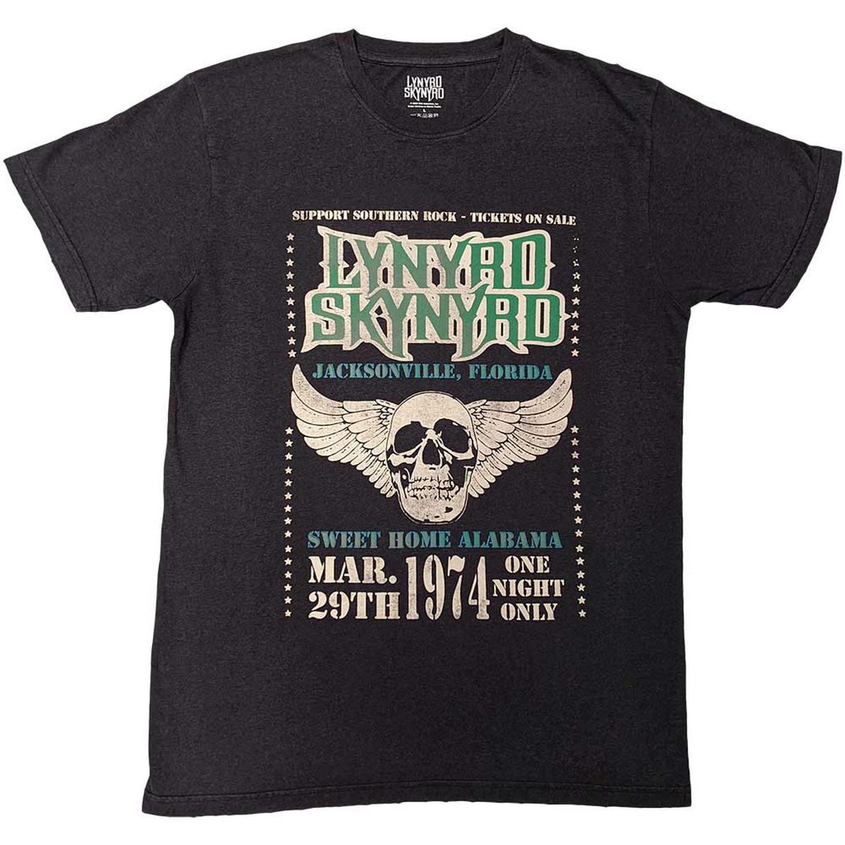 Lynyrd Skynyrd Winged Skull - Black | S