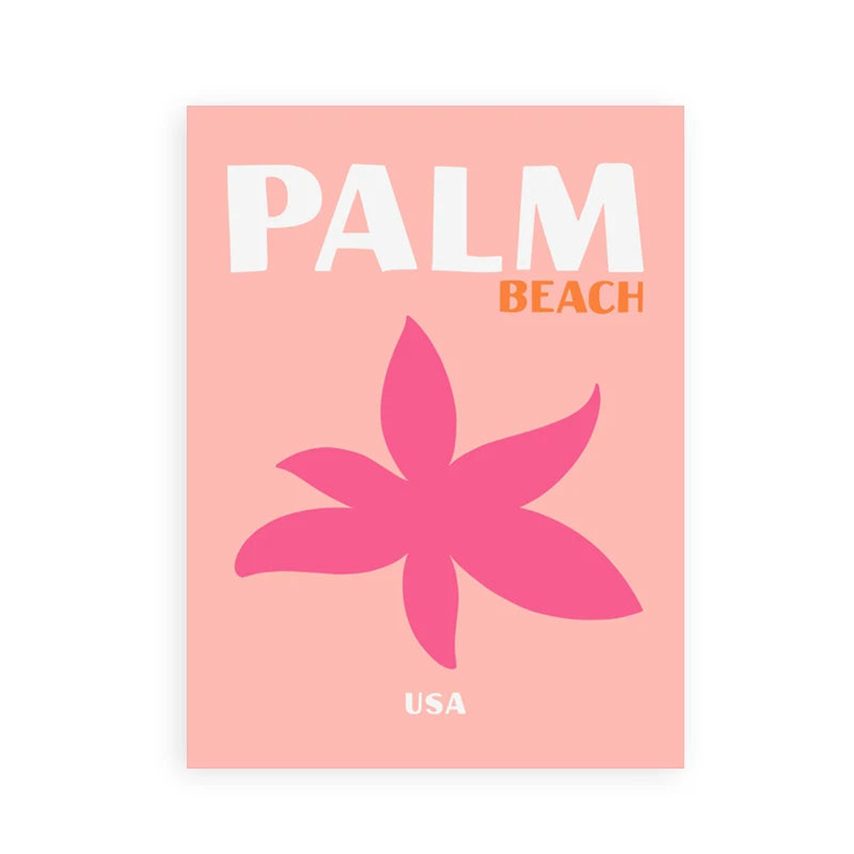 Preppy Color Travel Posters Miami Bondi Palms Ibiza Mykonos Capry Art Print Minimalist Nordic Canvas Painting Living Room Decor - ePC12164 | A3 30x42 cm No Frame