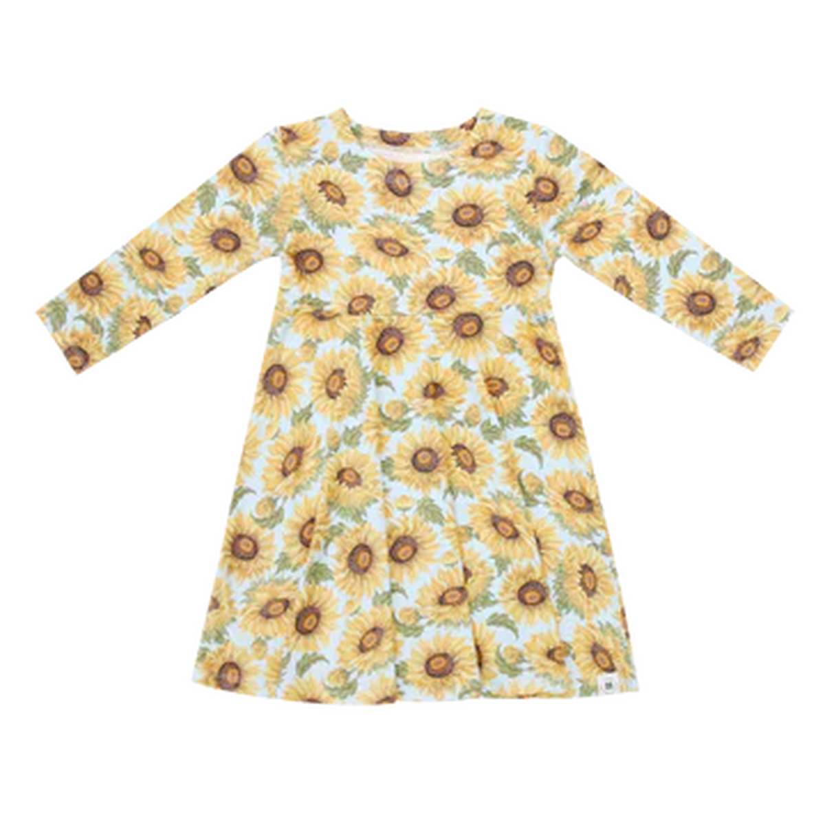 Sammy's Sunflower Swirly Girl Dress