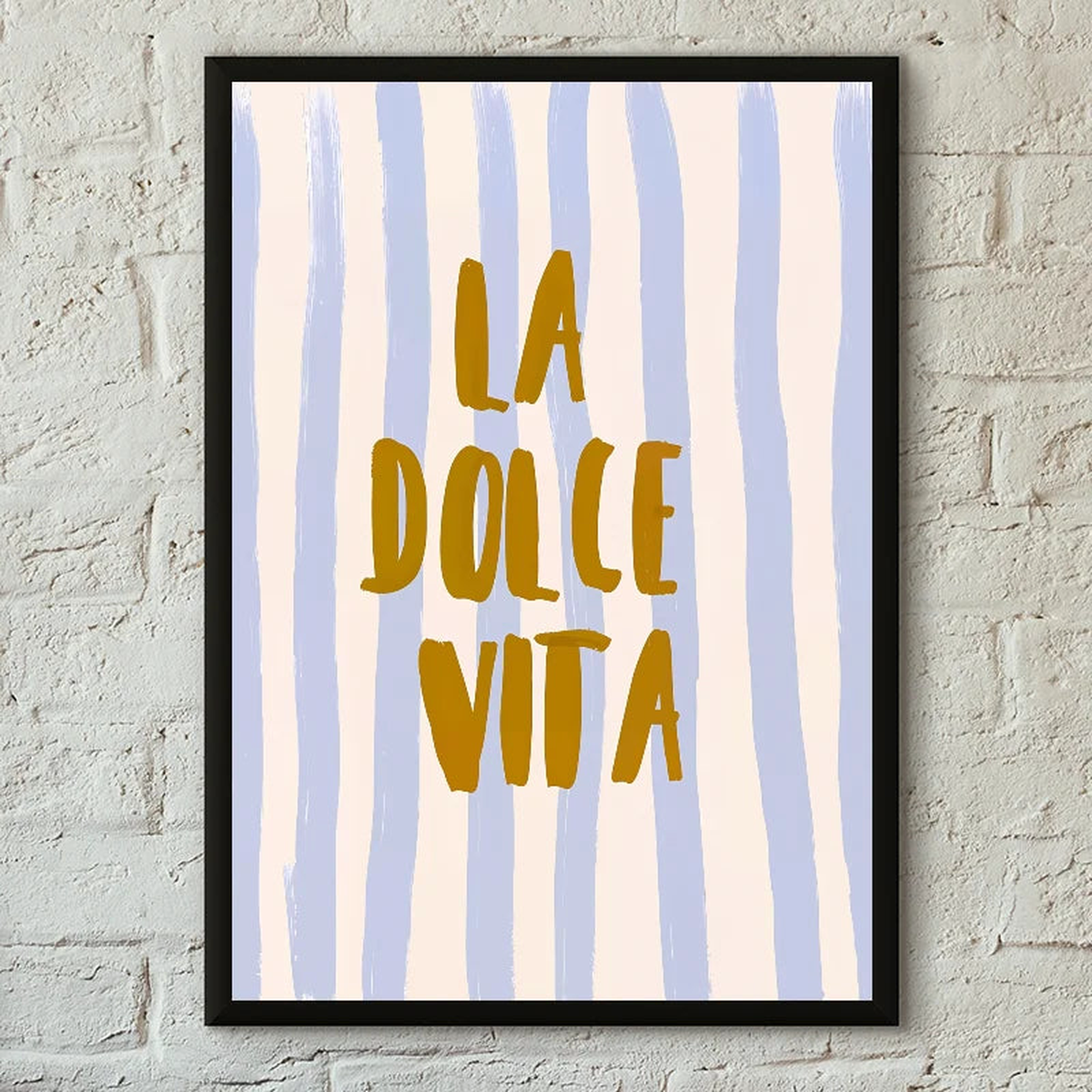 1PC La Dolce Vita Lemon Poster Poster Paper Print Home Living Room Bedroom Entrance Bar Cafe Art Painting Decoration - 10x15cm No Frame | z7