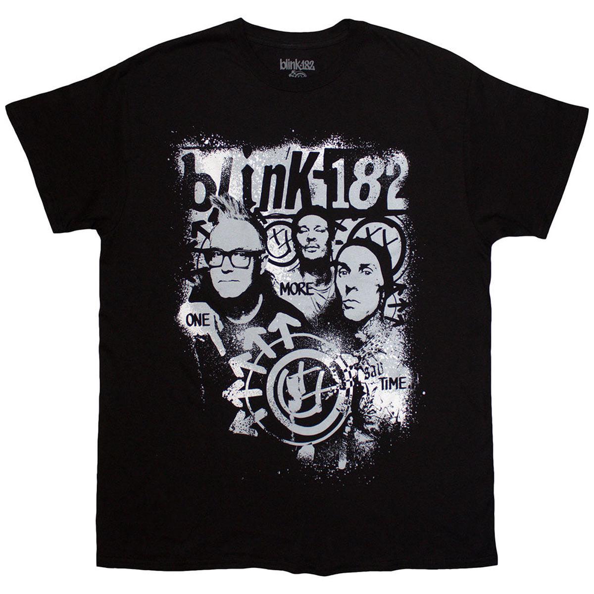 Blink-182 - One More Time Spray Paint (()) - Black | S