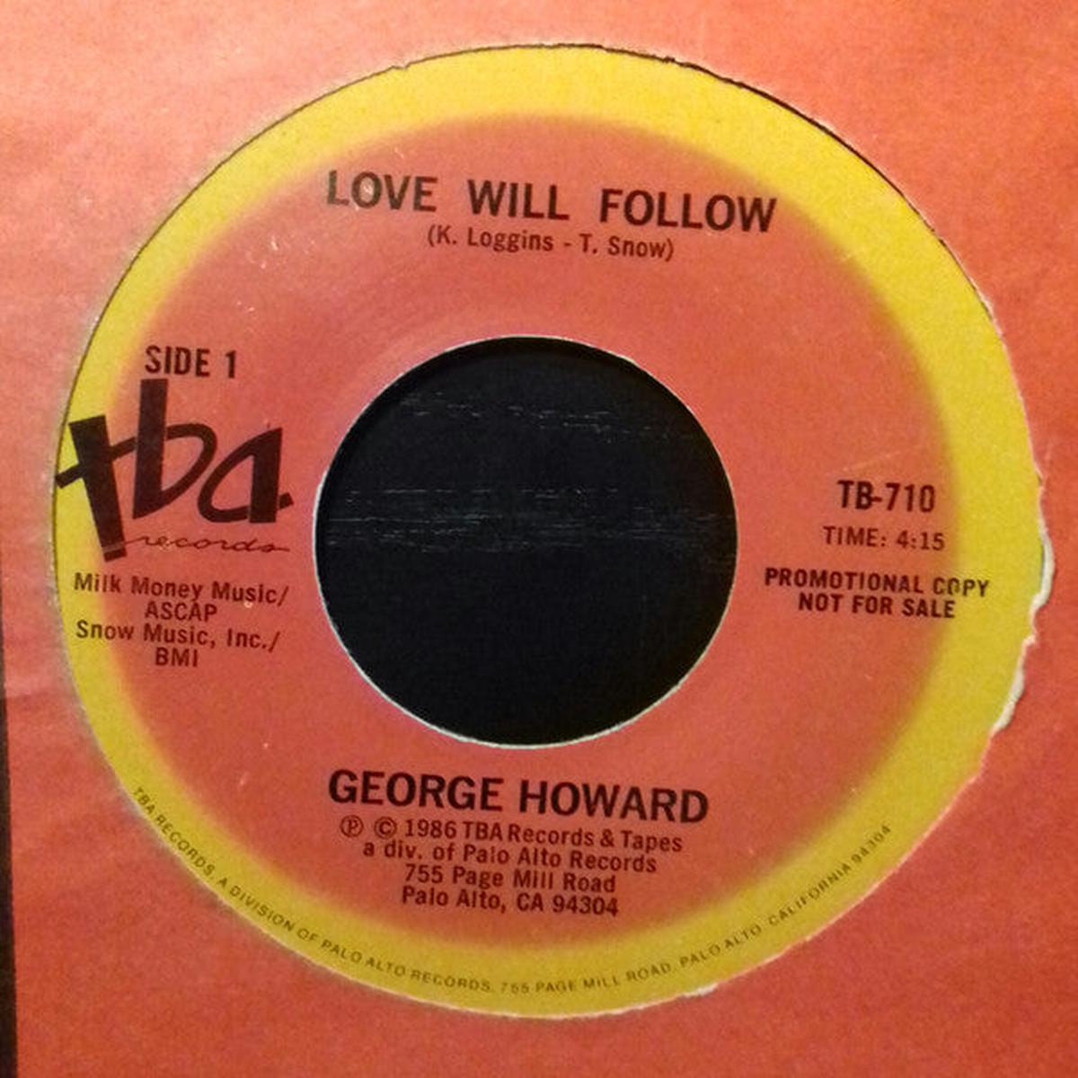 George Howard - Love Will Follow (7", Single, Promo) (VG+)