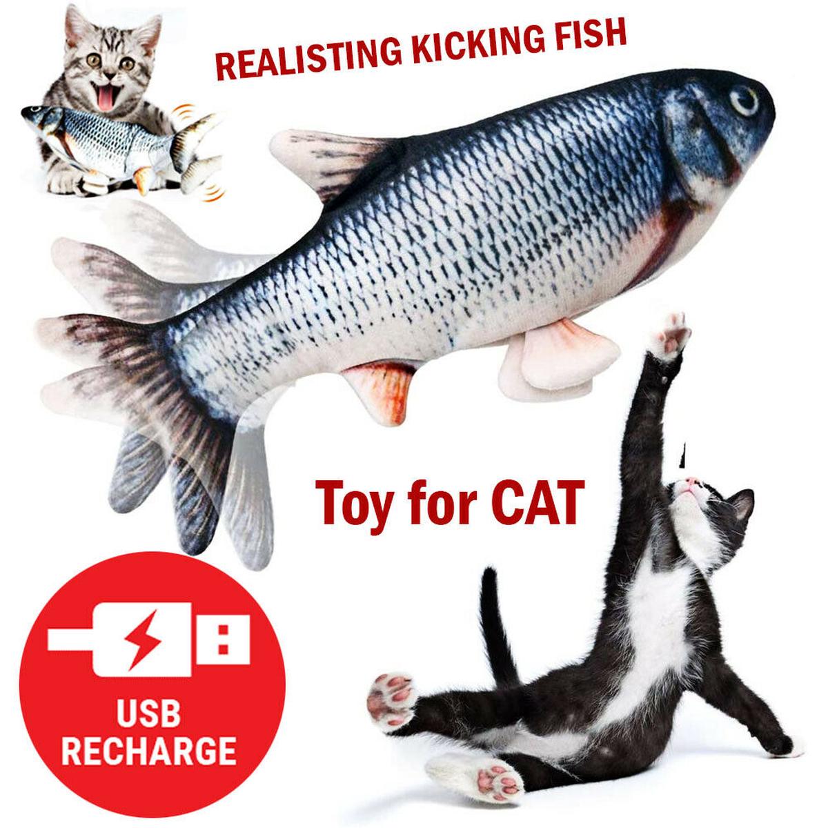Interactive Electric Fish Cat Toy - default