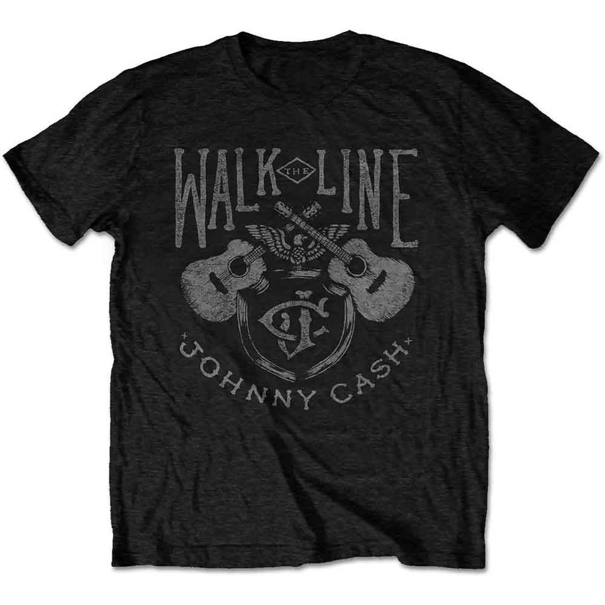Johnny Cash Walk The Line - Black | XL