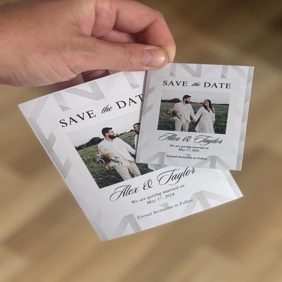 Save the Date Flexi Magnets - 9 | Large | 4