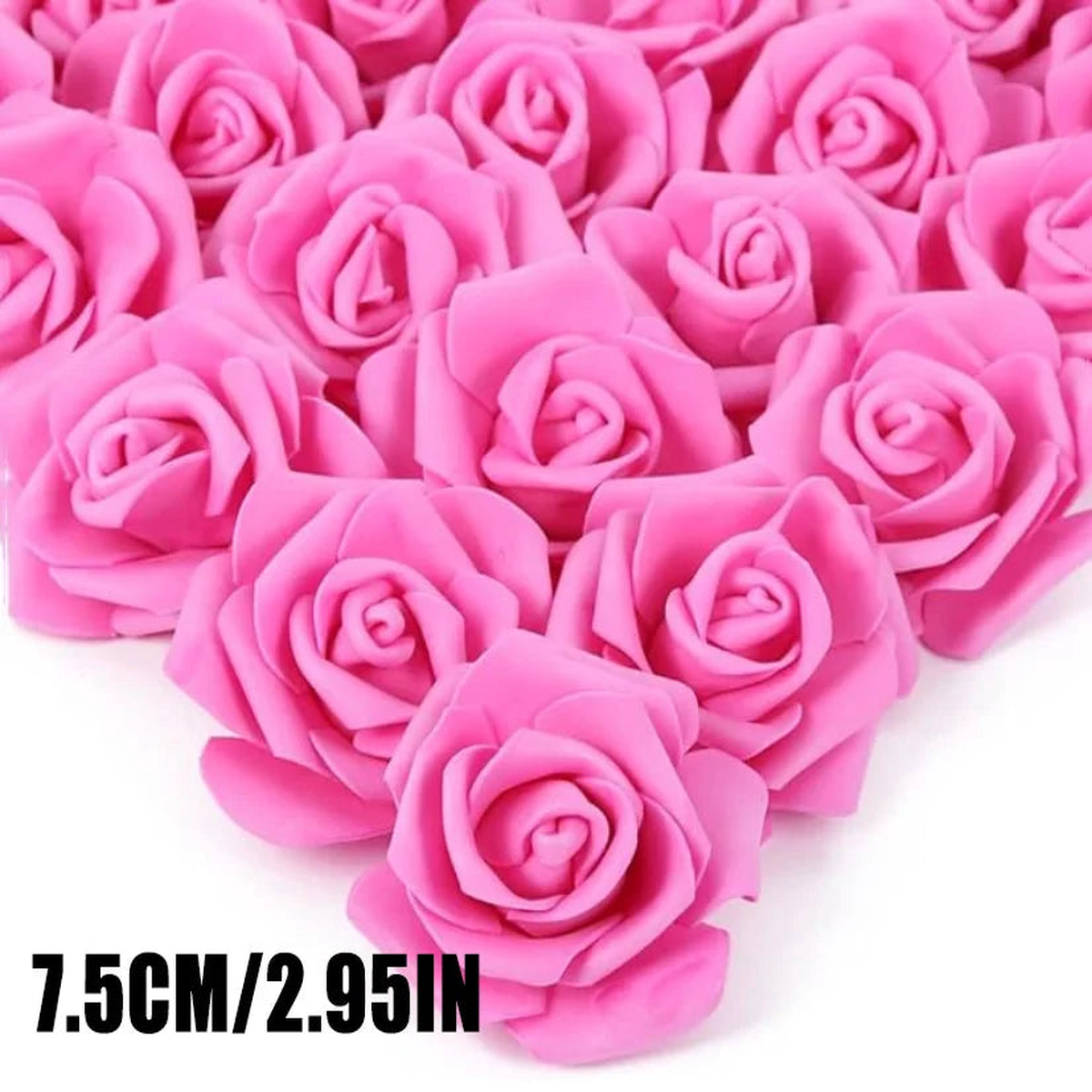 20~200pcs Foam Rose Artificial Flowers Head Teddy Bear Rose Handmade DIY Gift Decoration Wedding Valentines Day Home Decor - F4-7.5CM | 10PCS