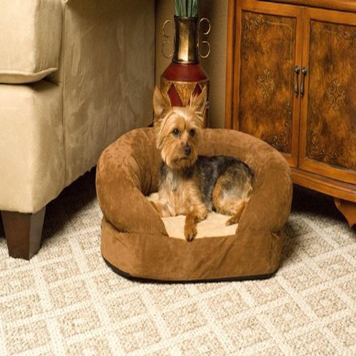 K&H Manufacturing Ortho Bolster Sleeper 20 - Brown Velvet