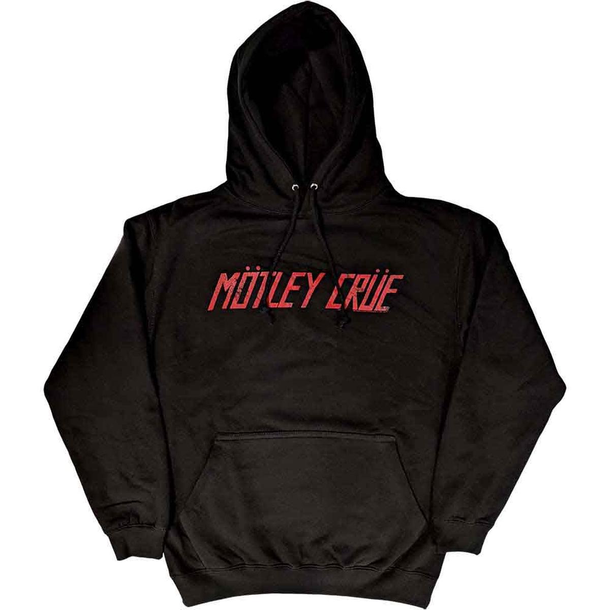 Motley Crue Distressed Logo - Black | S