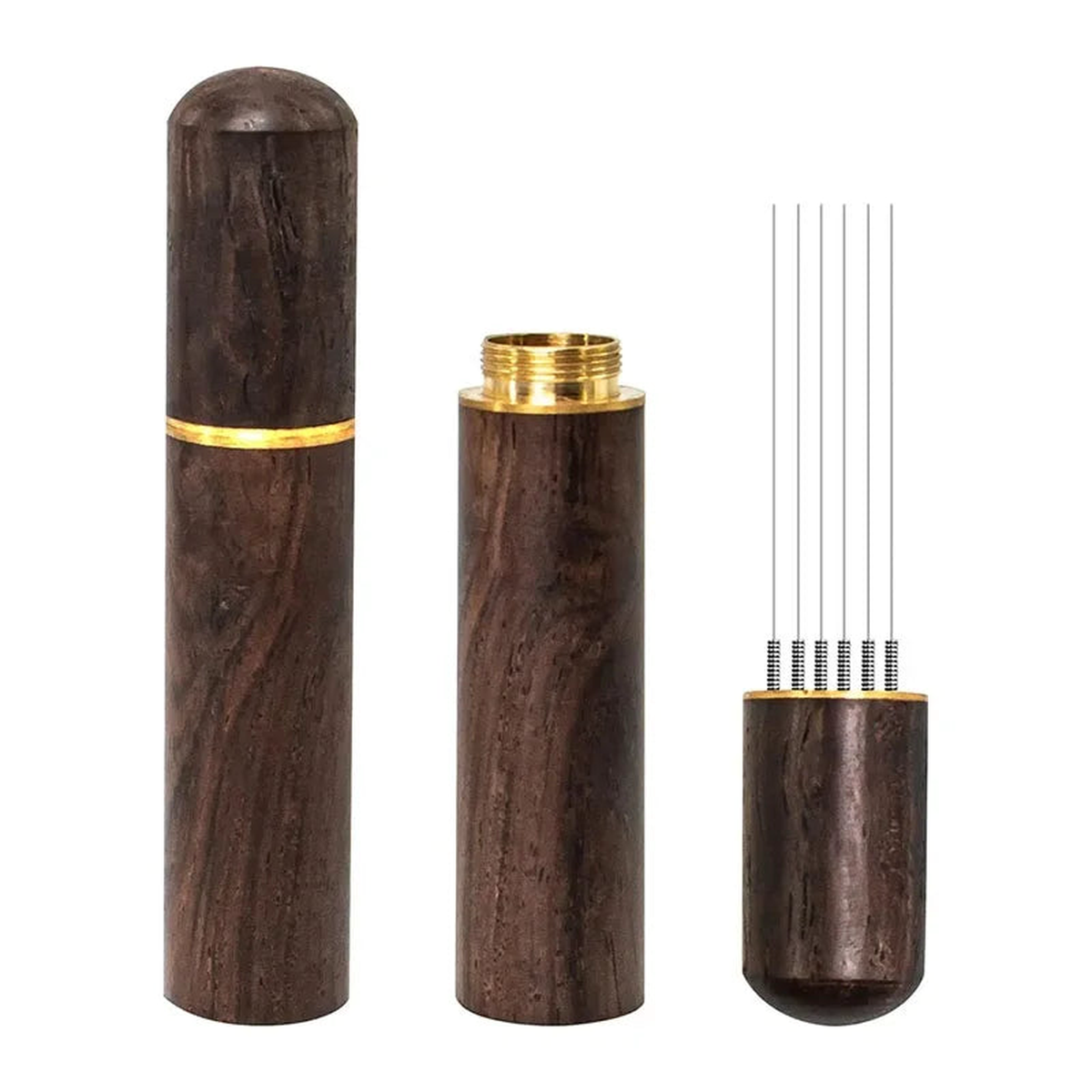 Needle Distributor Stainless Steel Coffee Tamper Espresso Mixers Dispensers Levelers WDT Tools Cafe Stirrers Barista Accessories - Dark 6 Needle