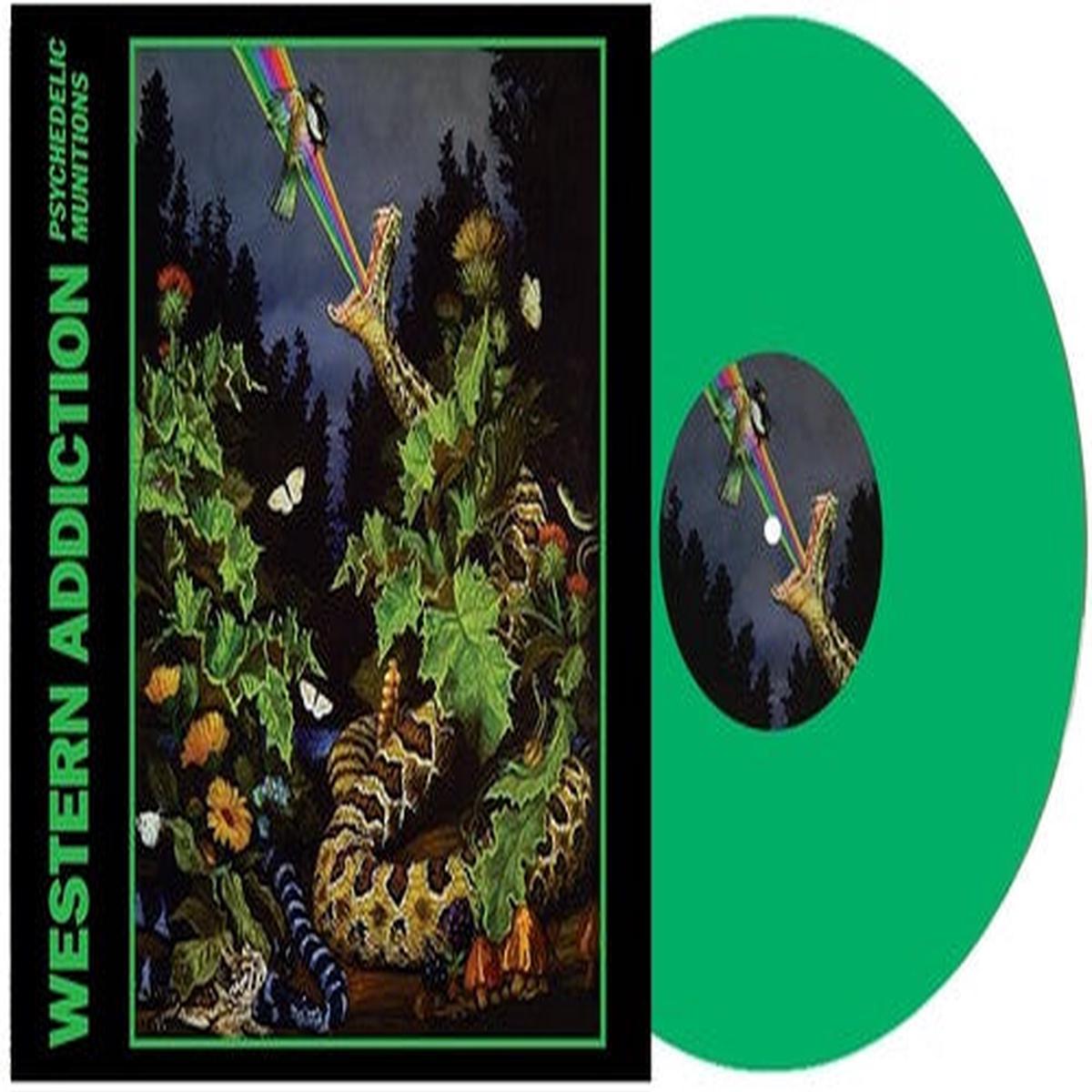 PRE-ORDER: Western Addiction "Psychedelic Munitions" LP (Indie Exclusive Green Vinyl)