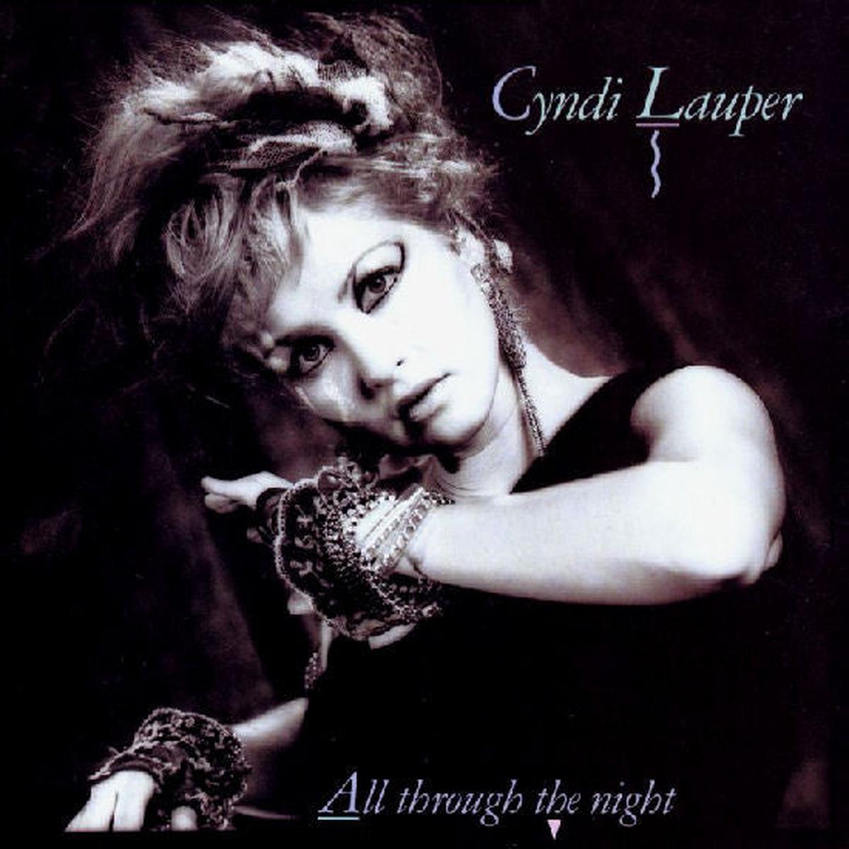 Cyndi Lauper - All Through The Night (7", Single, Pit) (VG+)