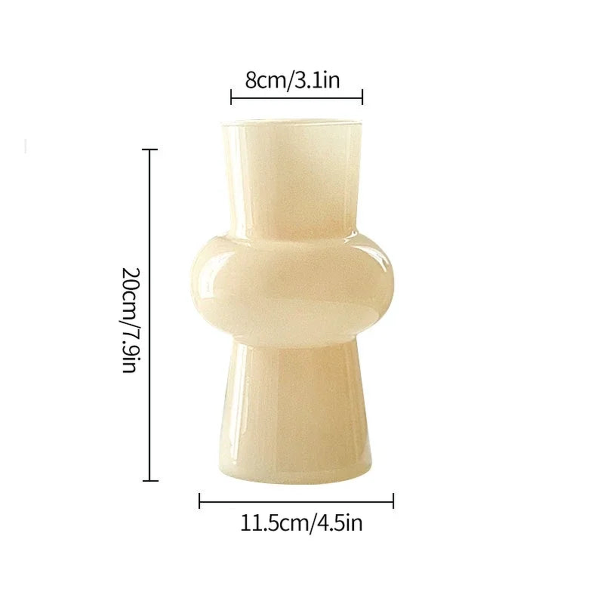 Modern Pink Glass Vase Hydroponic Flower Vases Decorative Glass Flower Vase for Home Office Table Decor Wedding Centerpieces - S18