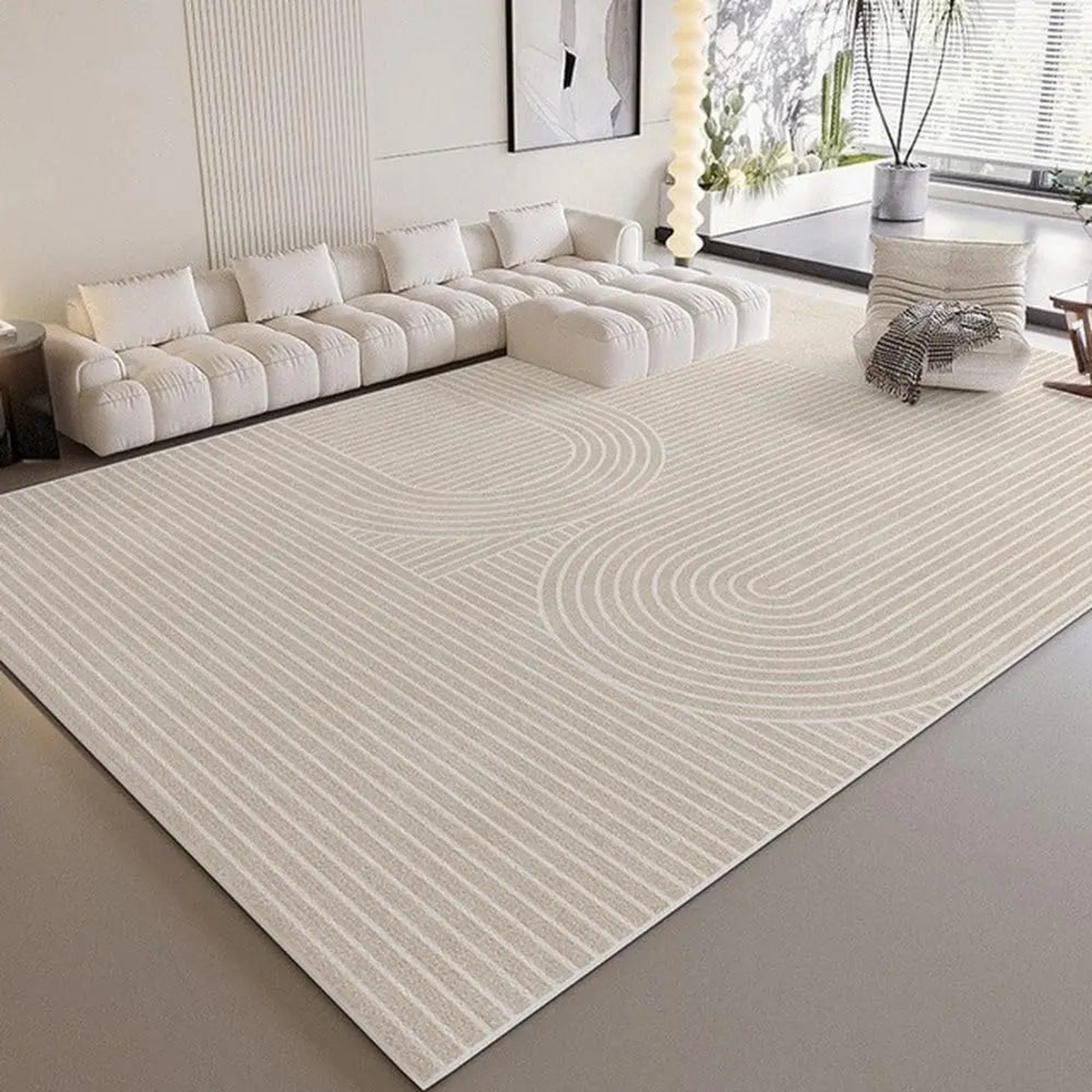 VIKAMA Modern Simple Luxury Living Room Sofa Cushion Bedroom Wear-Resistant Easy To Take Care Of Carpet Home Decoration - WSJR-7 | 80x120cm 31x47inch