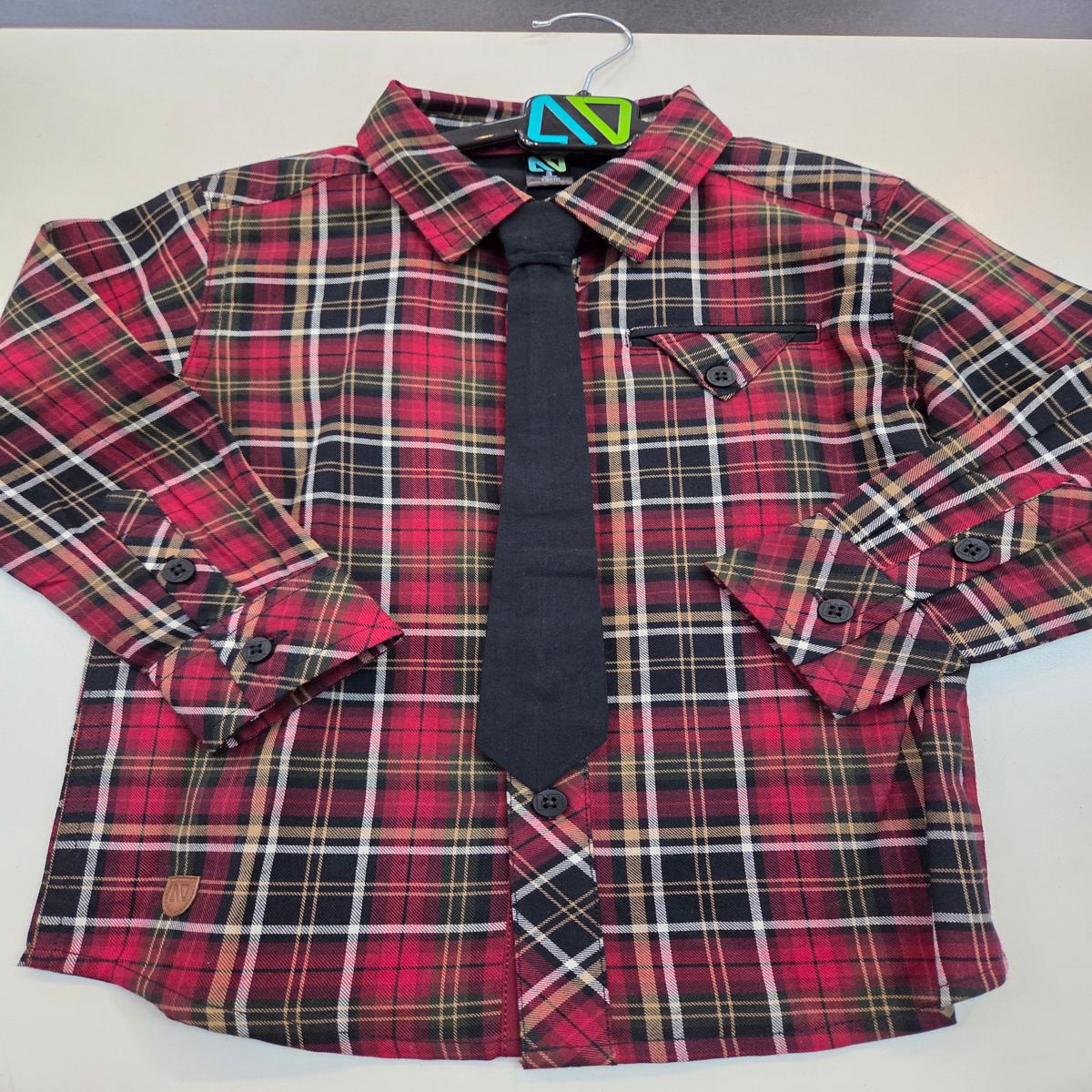 Red/Black Plaid Shirt - 4