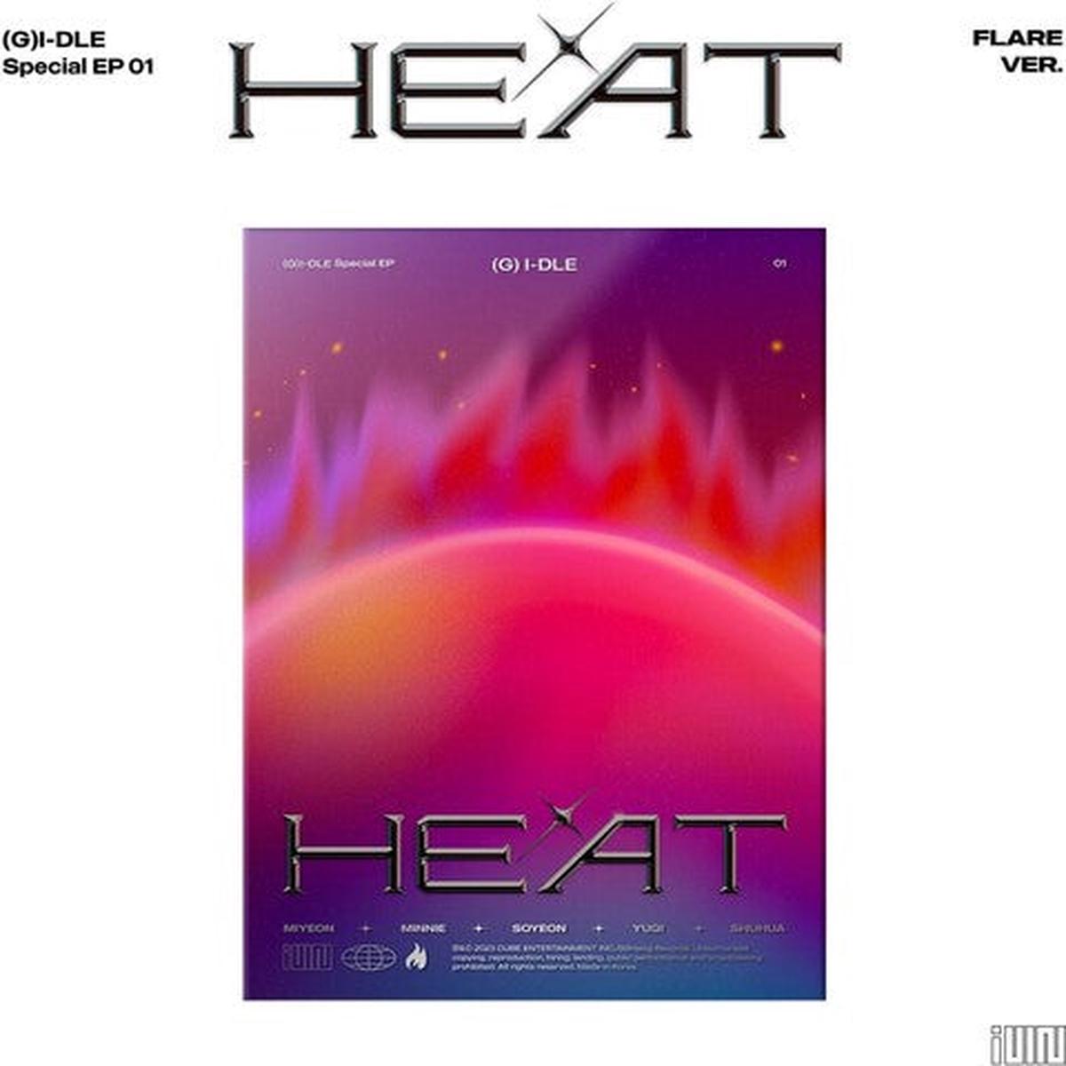 (G)I-Dle: Heat (Flare Ver.) - COMPACT DISCS
