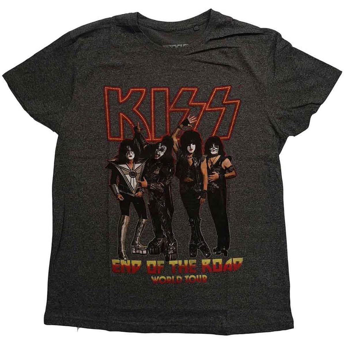 Kiss End of the Road Tour - Black, Grey | 2XL