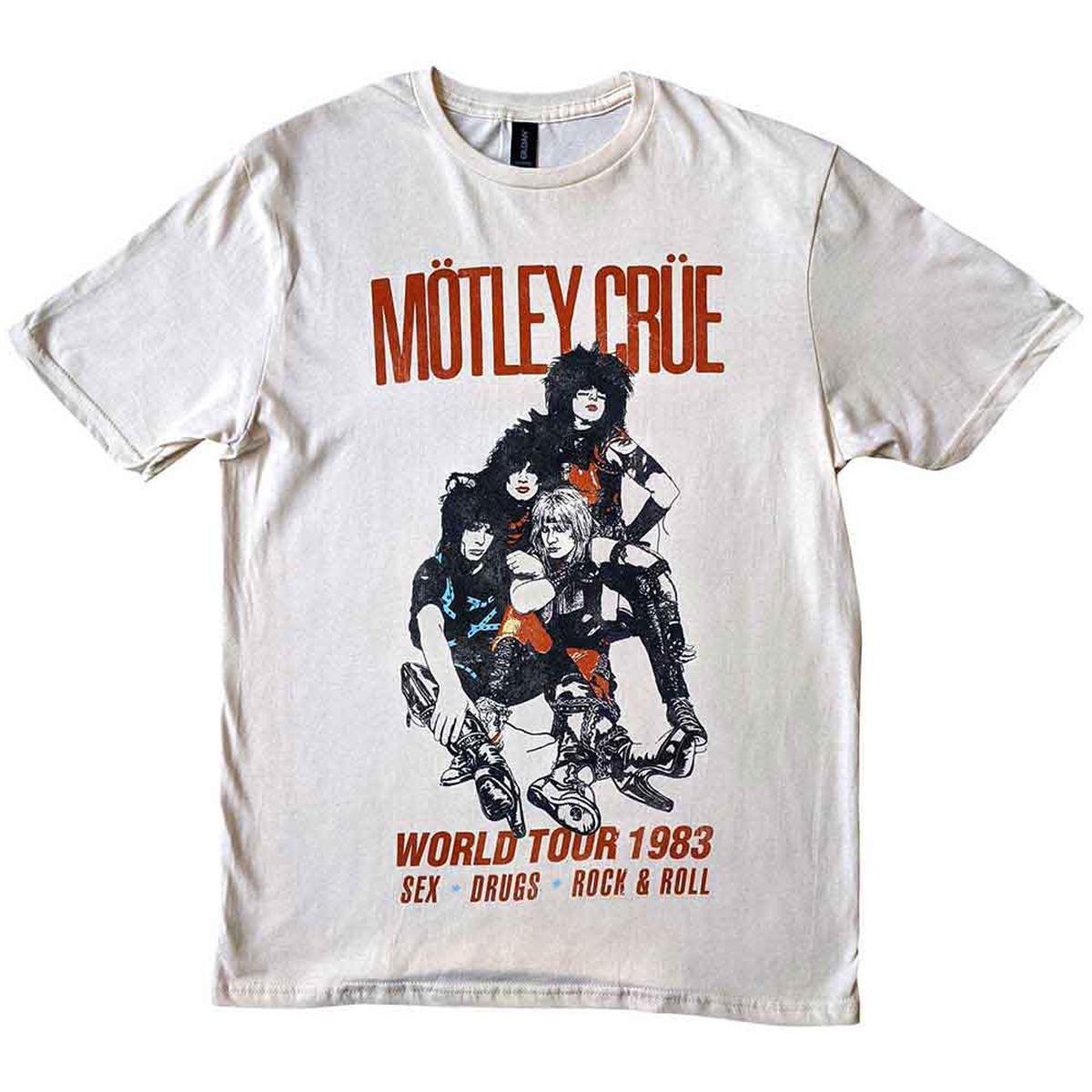 Motley Crue World Tour Vintage - White | S
