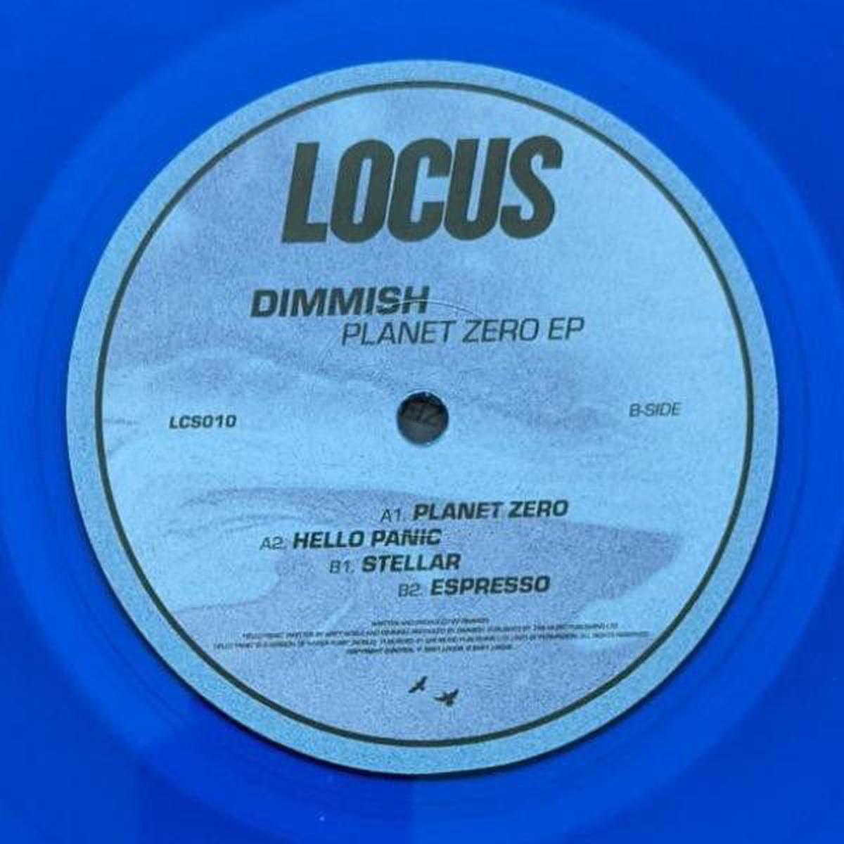 Dimmish - Planet Zero EP (12") (Transparent Blue)