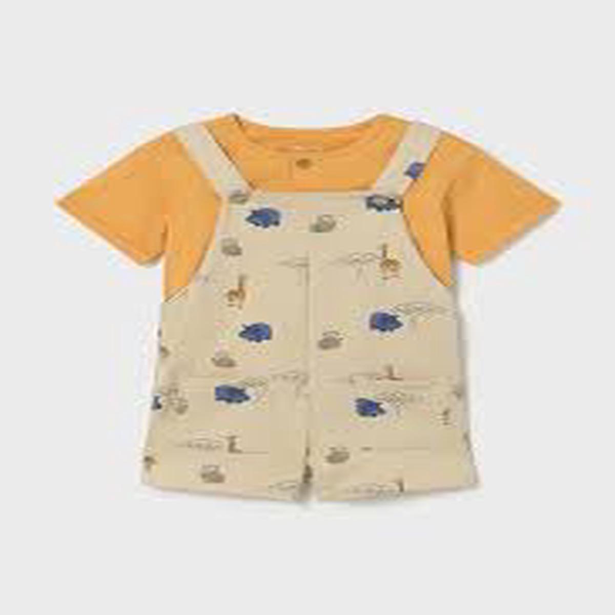 Jungle Animals Overall Set - 6 month