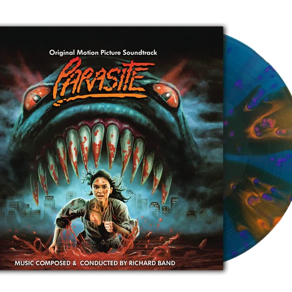 Richard Band "Parasite (Original Soundtrack)" LP (Parasitic Sludge Color Vinyl)