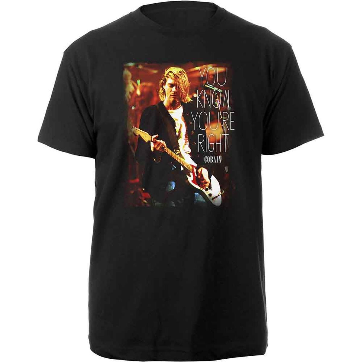 Kurt Cobain You Know You're Right - Black | XL
