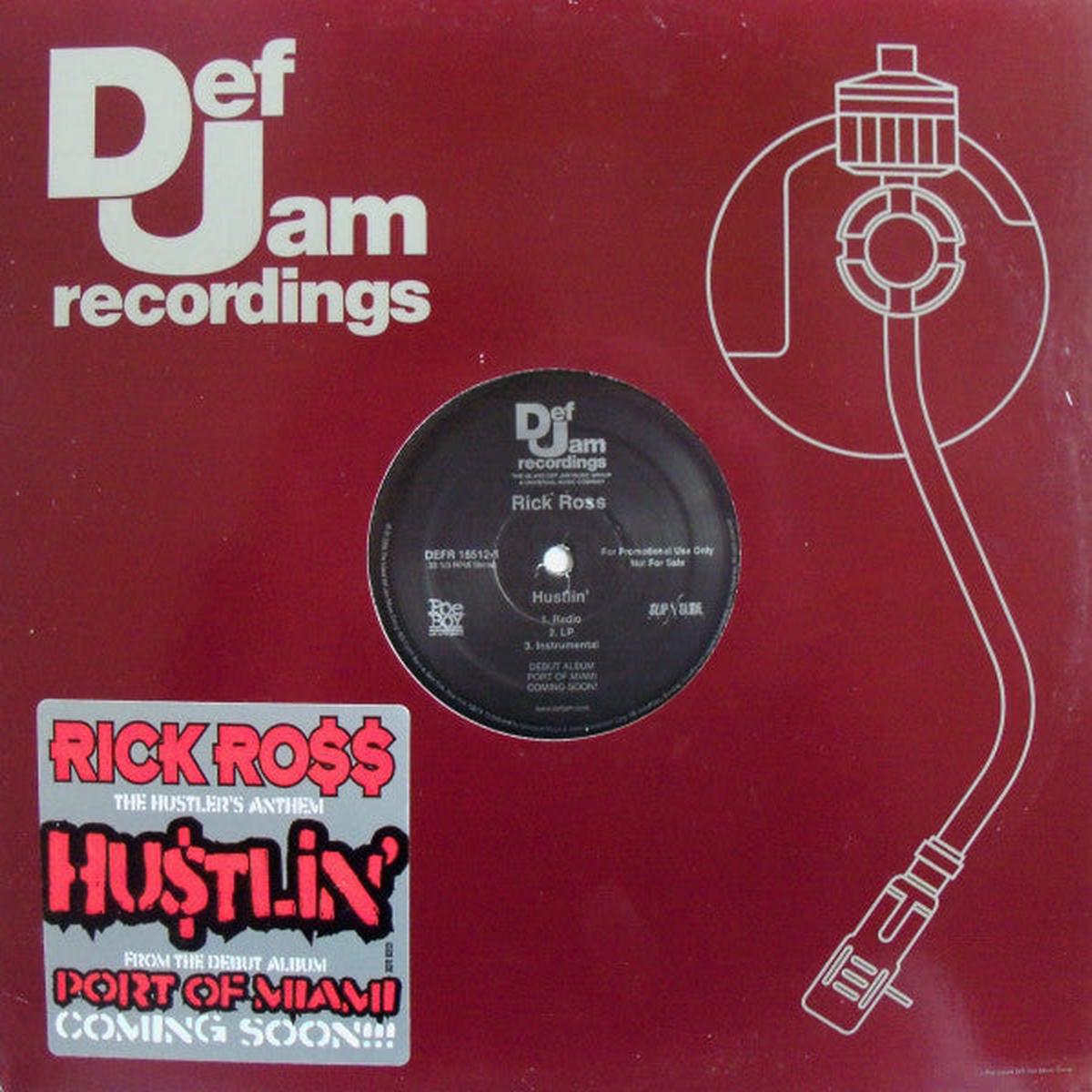 Rick Ross - Hustlin' (12", Promo) (NM or M-)