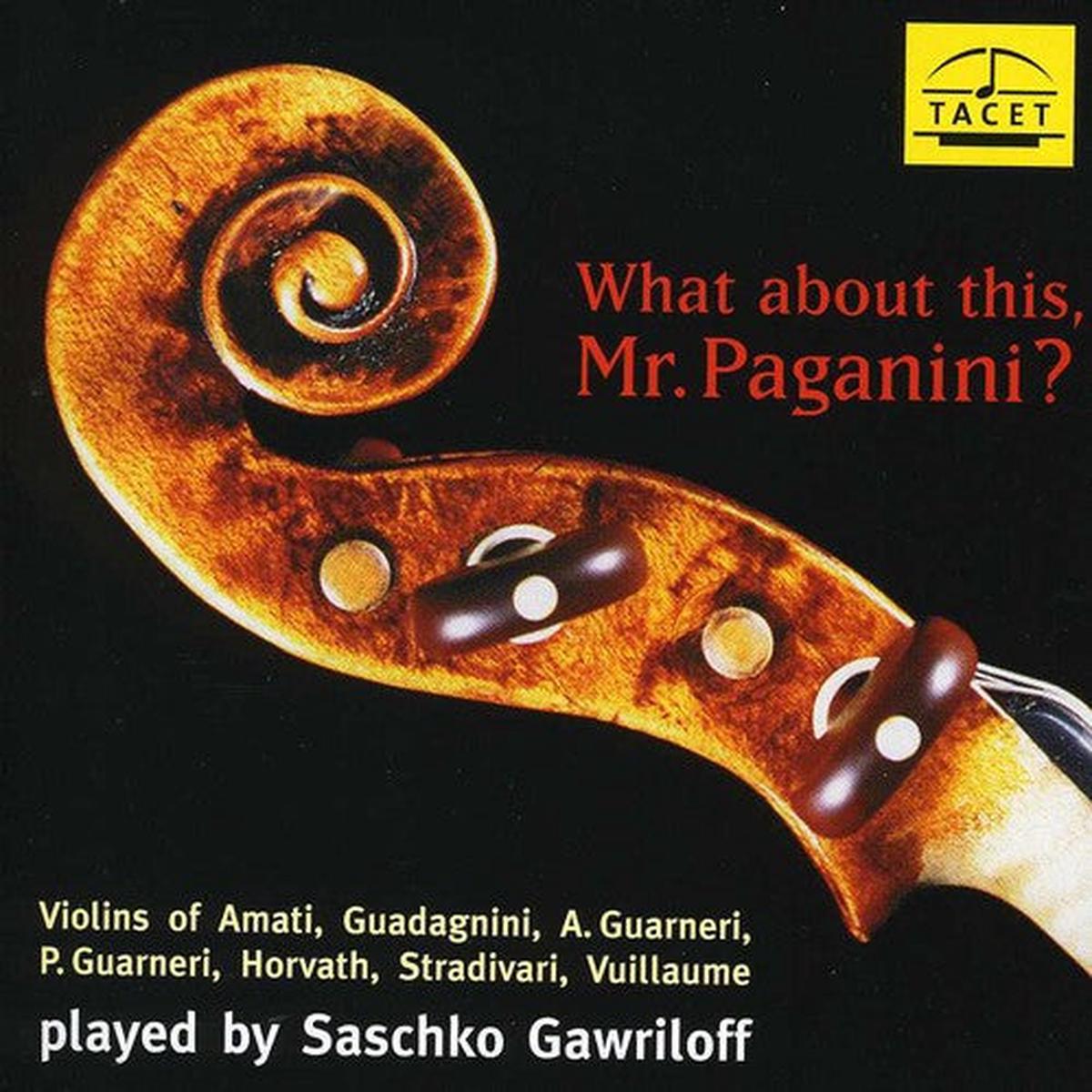 Bach / Gawriloff / Ratner- What About This Mr Paganini (CD)