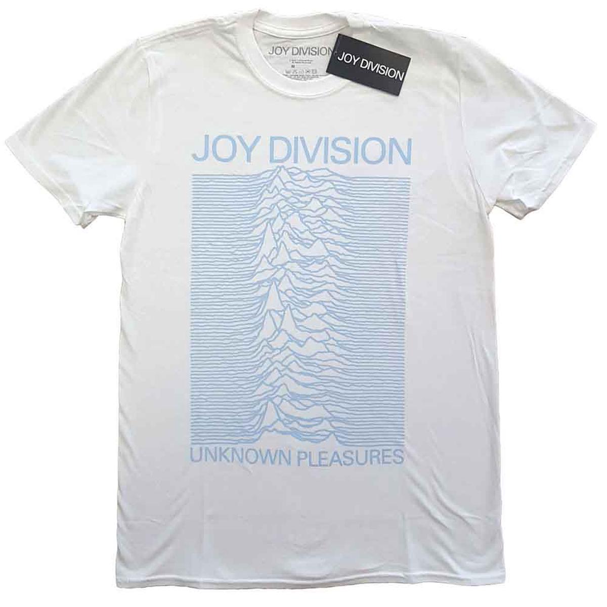 Joy Division Unknown Pleasures Blue on White - White | XL