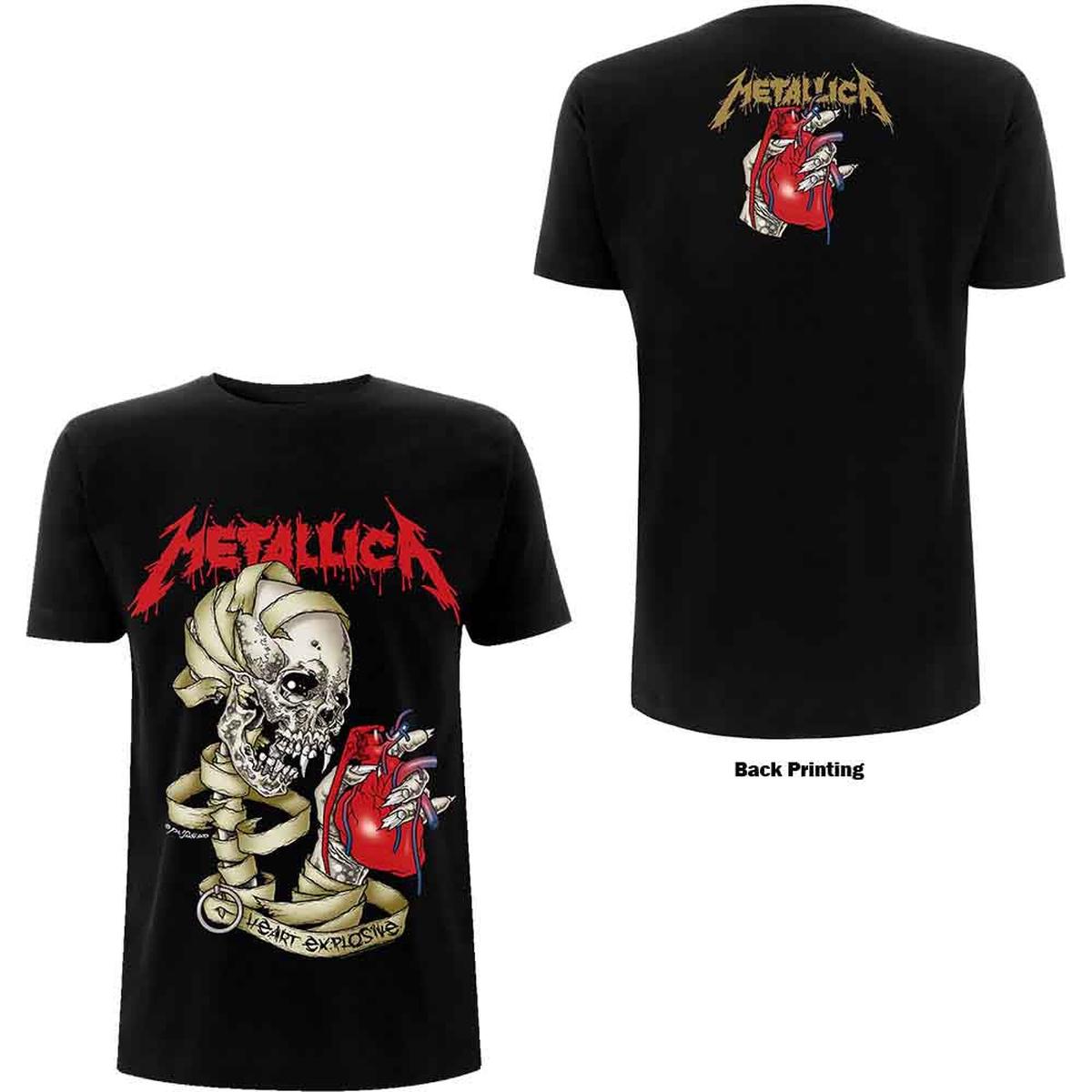 Metallica Heart Explosive - Black | M