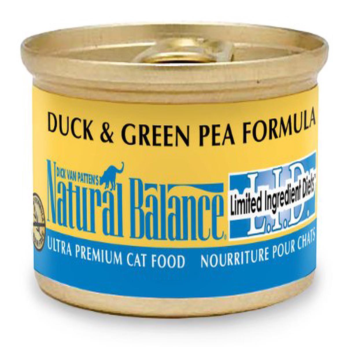 Natural Balance 53259 Pea and Duck Canned Cat Food 24/3 Oz - Default Title