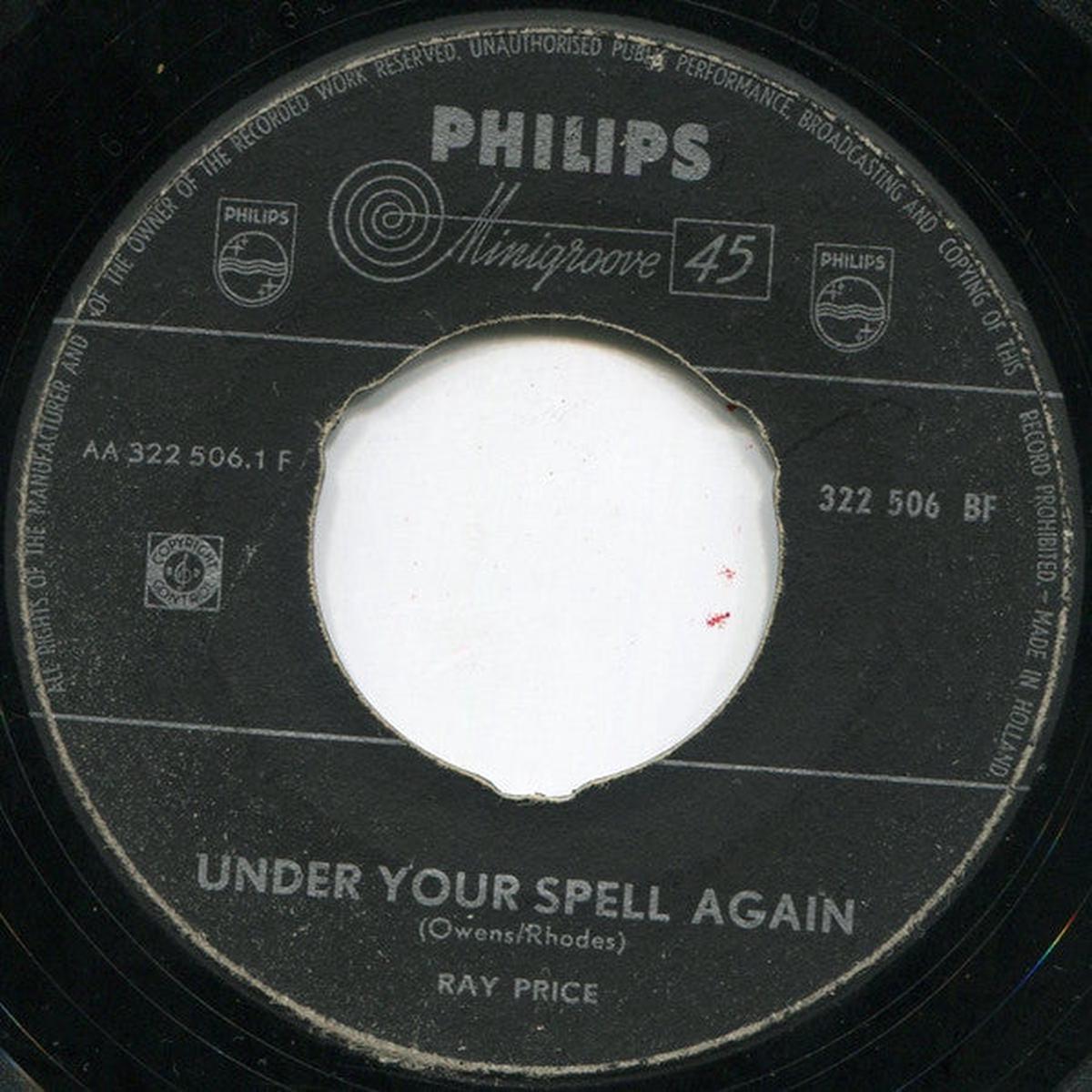 Ray Price - Under Your Spell Again (7") (VG+)