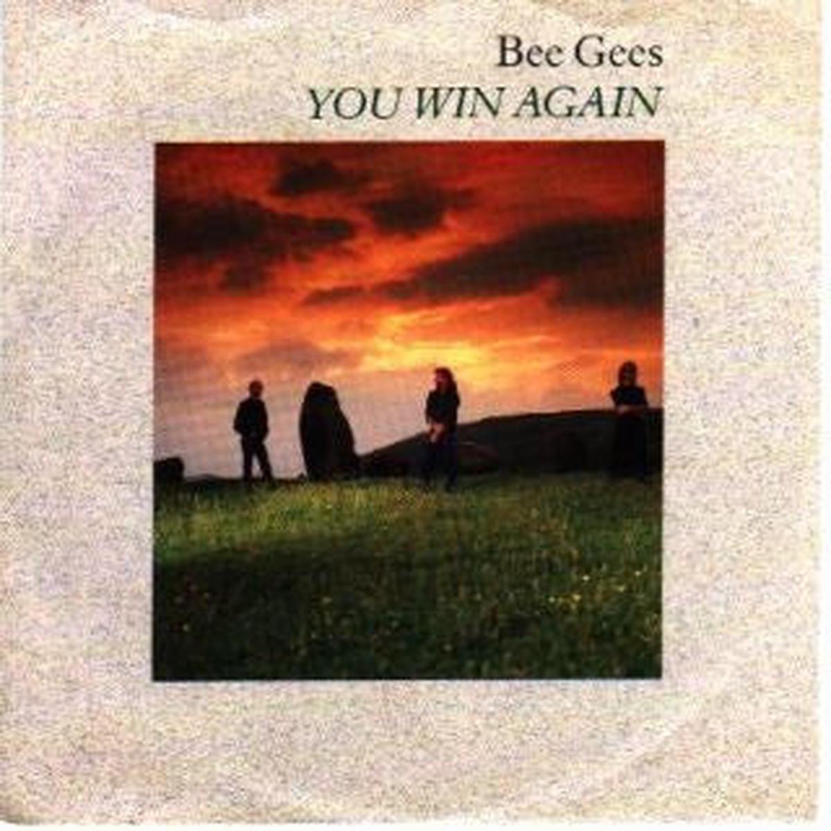 Bee Gees - You Win Again / Backtafunk (7", Single) (NM or M-)