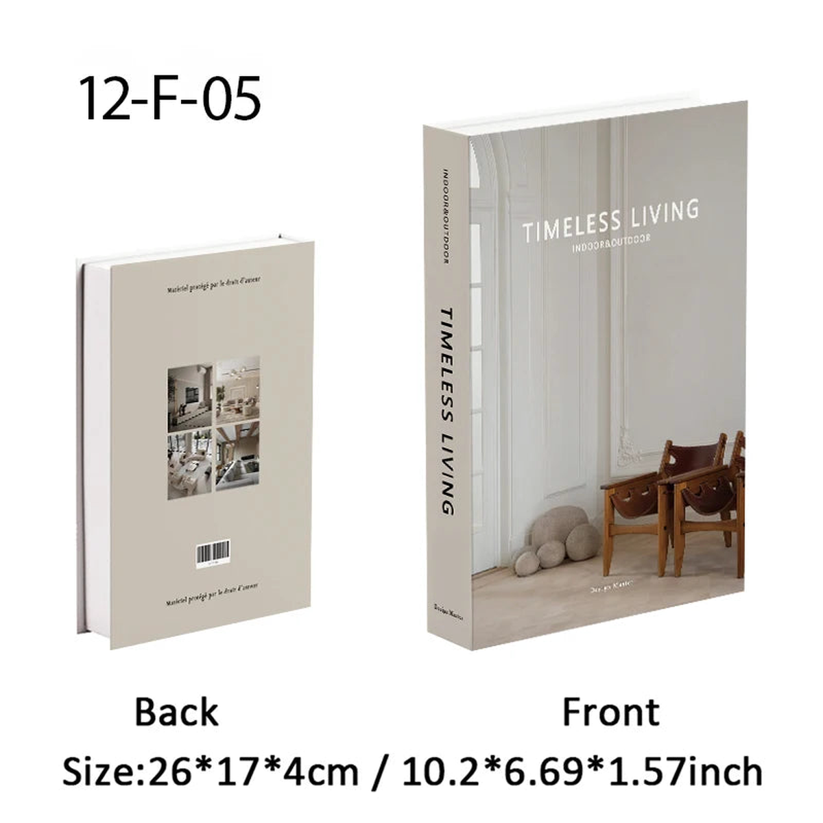 Boho Monet Matisse Luxury Fake Book Storage Box Home Interior Decoration Decorative Books Coffee Table Bedroom Living Room Decor - 12-F-05 | OPEN