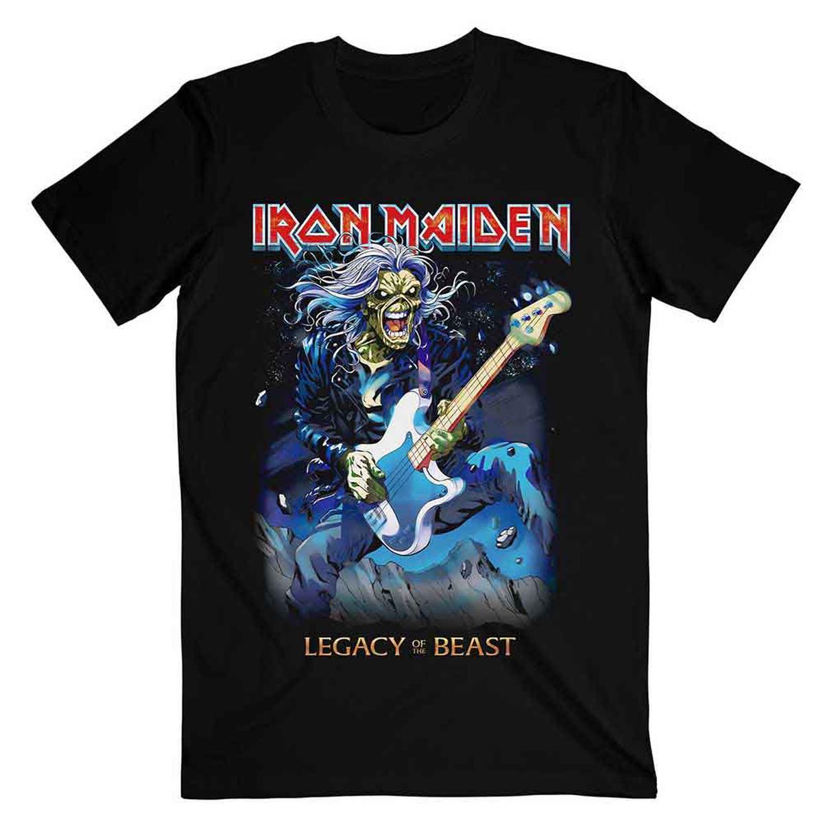 Iron Maiden Eddie on Bass - Black | M