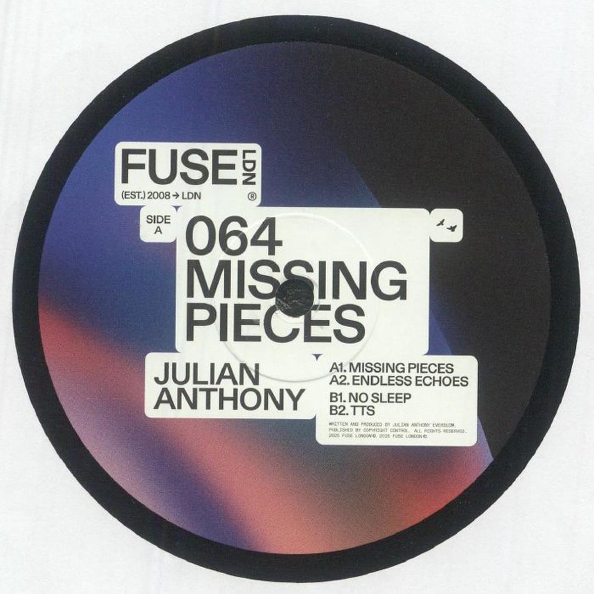 Julian Anthony - Missing Pieces (12")