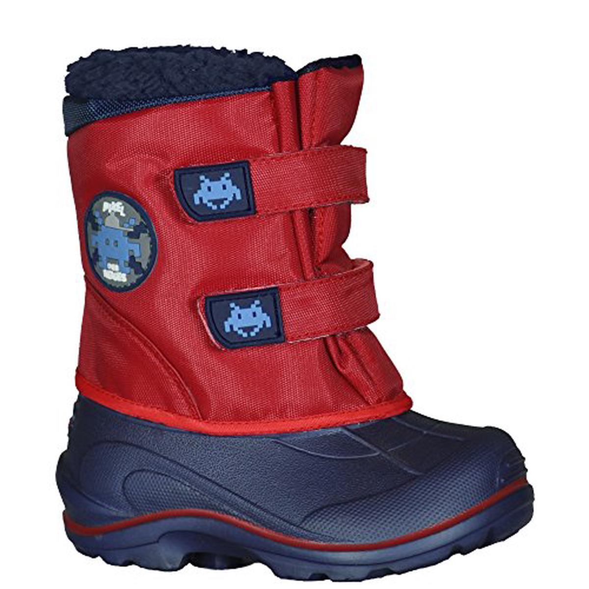 Naturmania Nat's SM1381B Baby Winter Boots With EVA Base (Red Pixel, 6) - Default Title