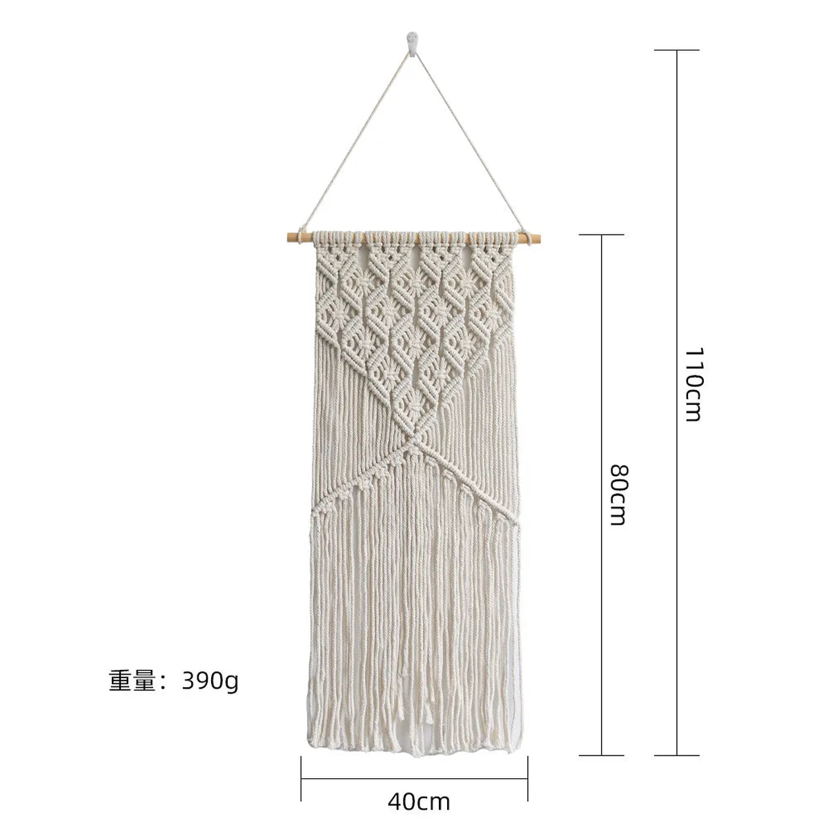 Nordic Woven Macrame Tapestry Room Decor Boho Home and Decoration for Bedroom Livingroom Wall Art Aesthetics Decorating Items - z205 | L