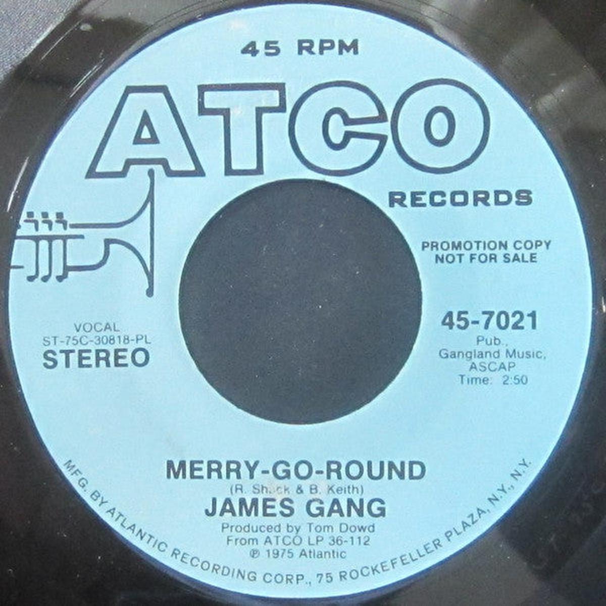 James Gang - Merry-Go-Round (7", Promo) (NM or M-)