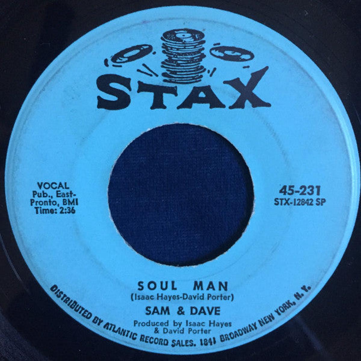 Sam & Dave - Soul Man / May I Baby (7", Single) (VG+)