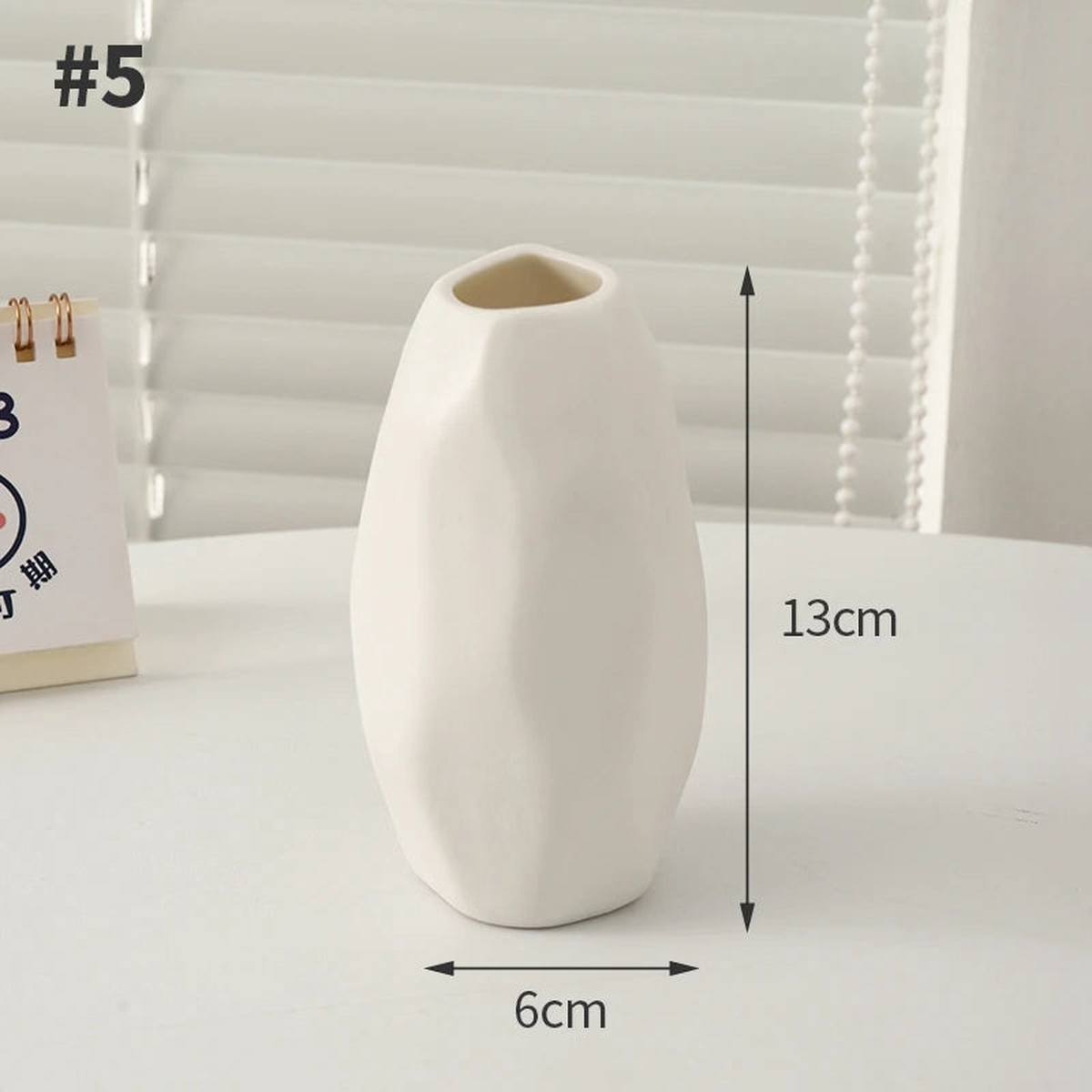White Ceramic Vases Decorative Pottery Vase Dried Arrangement Flower Bottle Vases Decoration Home Room Decor Modern Decor Vases - Ceramic vase S15