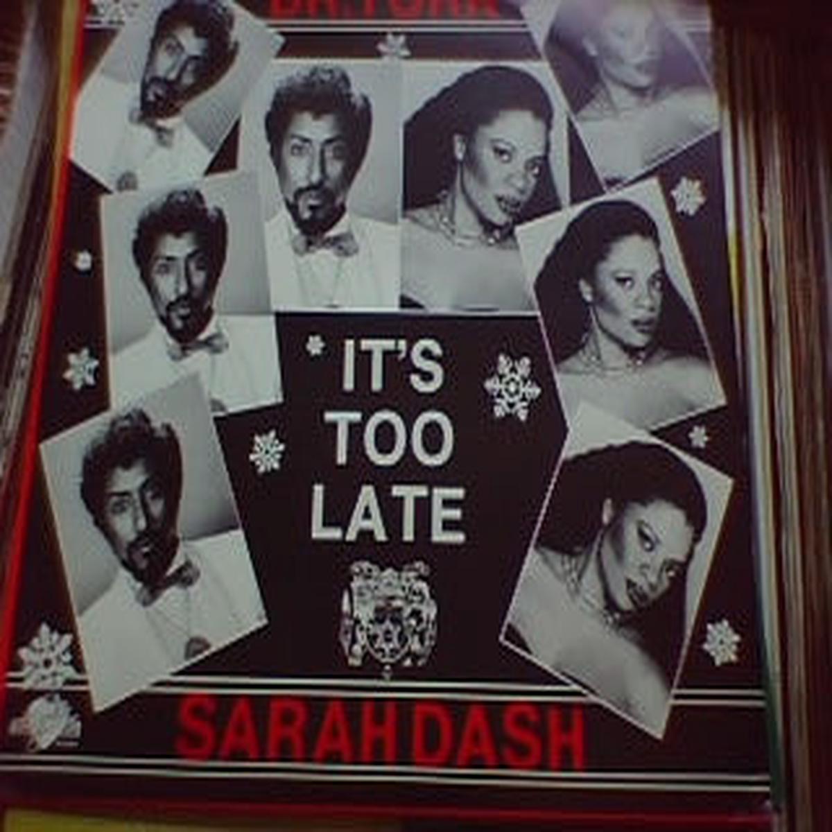 Dr. York And Sarah Dash - It's Too Late (12") (VG+)