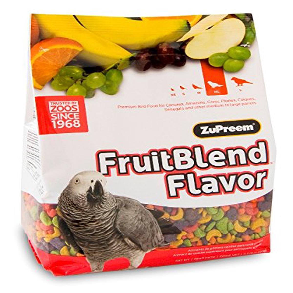 ZuPreem Fruitblend Flavor Bird Food 35lb - Medium-Large