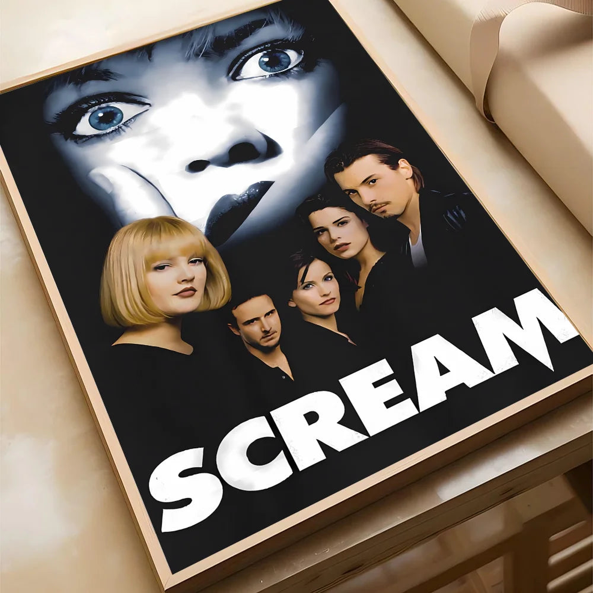 1PC Classic Horror Thriller Movie S-ScreaM Poster Poster Paper Print Home Living Room Bedroom Entrance Bar Cafe Art Painting - z7 | 21x30cm No Frame