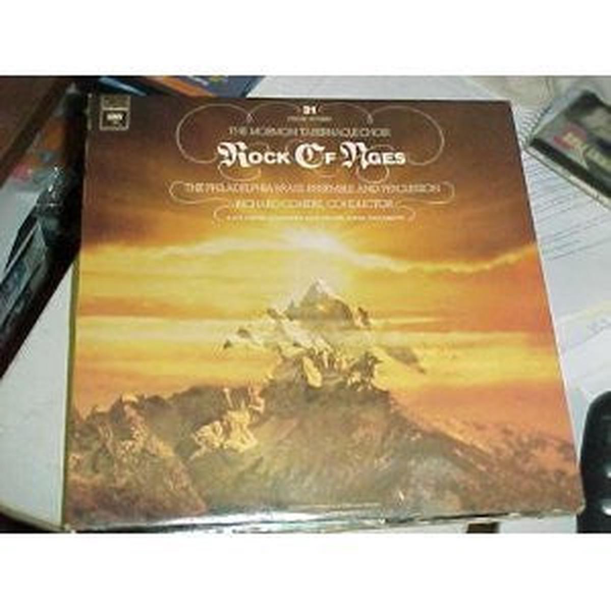 Mormon Tabernacle Choir, Philadelphia Brass Ensemble, Richard P. Condie, Alexander Schreiner, Frank W. Asper - Rock Of Ages (2xLP, Comp) (VG+)