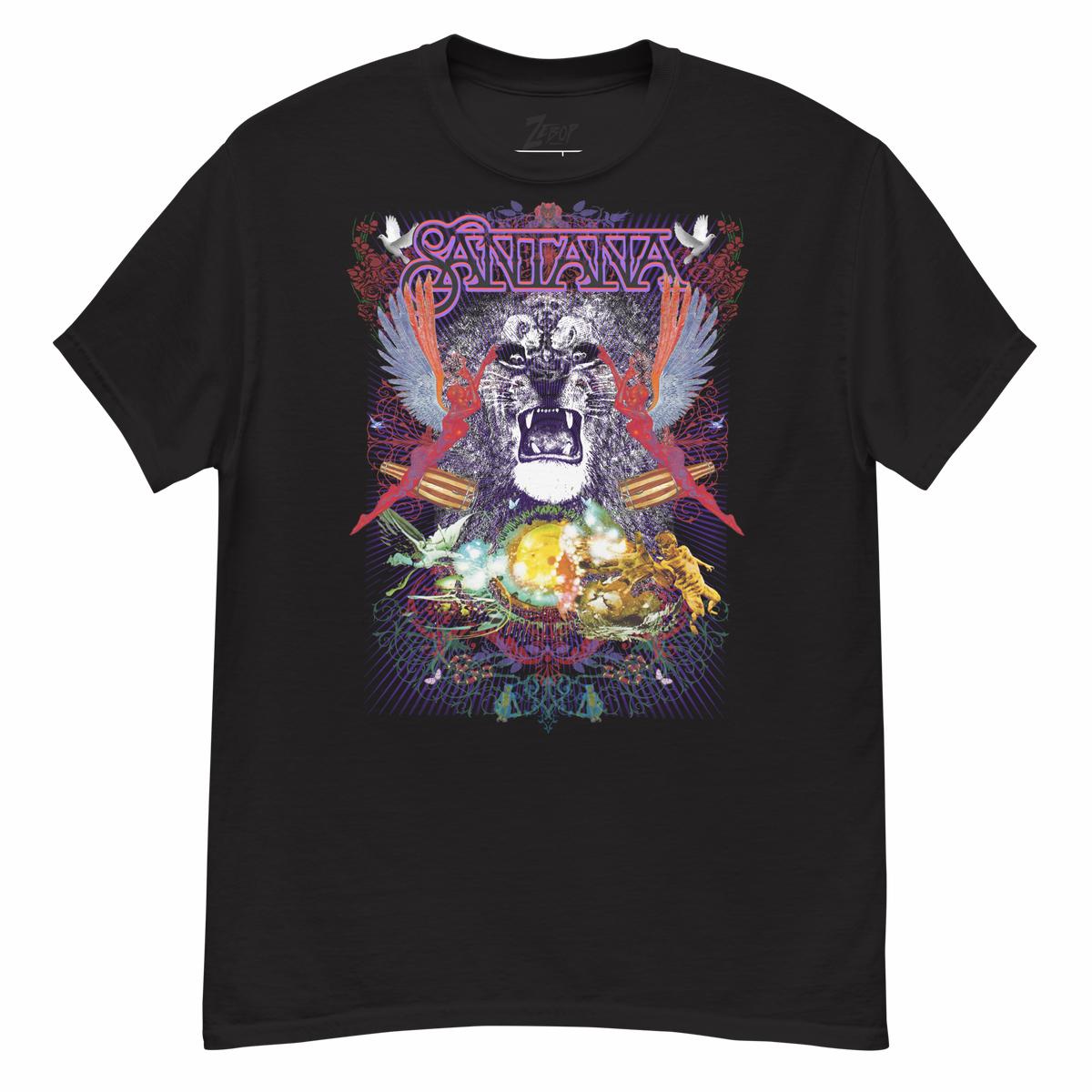 Santana - Collage Tee - Black - L