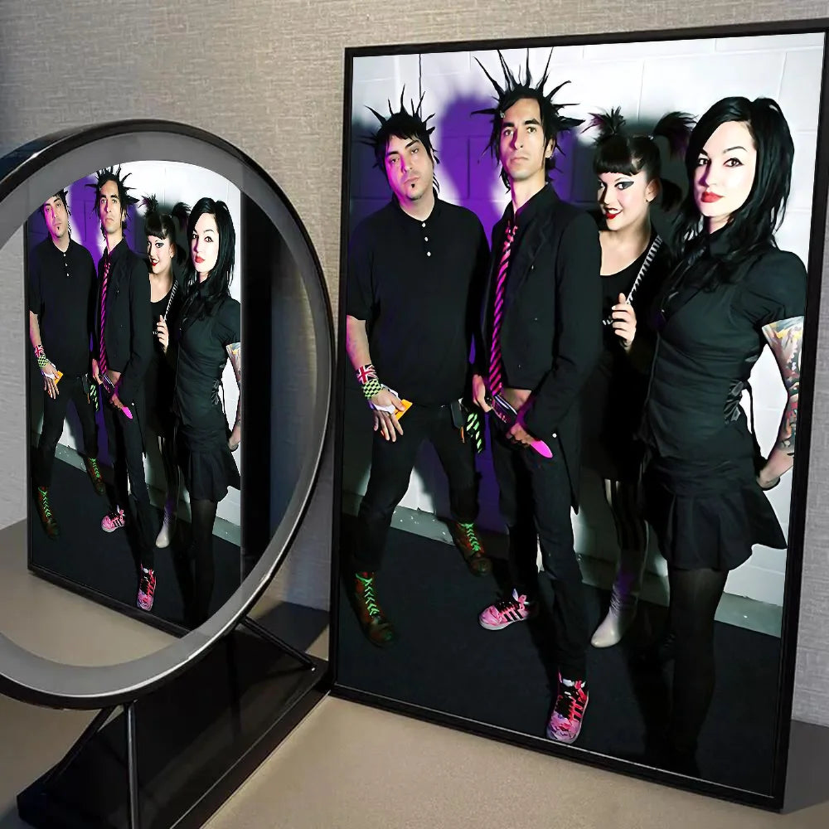1PC Famous Punk Bands M-Mindless Self Indulgence Poster Self-adhesive Art Waterproof Paper Sticker Coffee House Bar Room Wall - z6 | 21x30cm No Frame