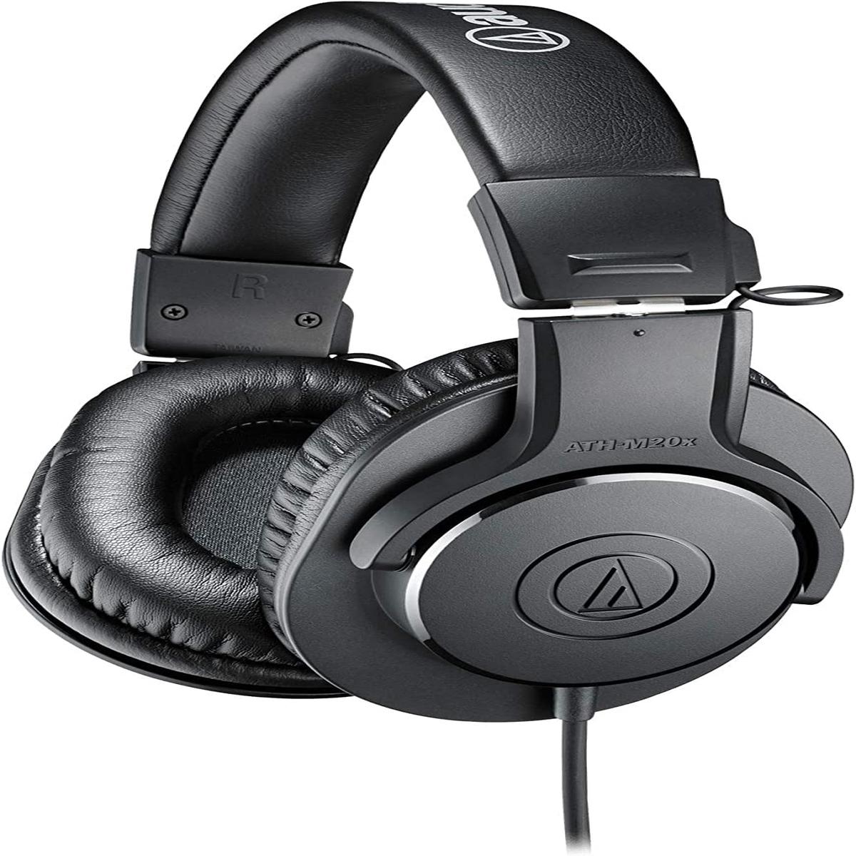 Audio-Technica/ATH-M20X Professional Studio Monitor Headpones (Black)
