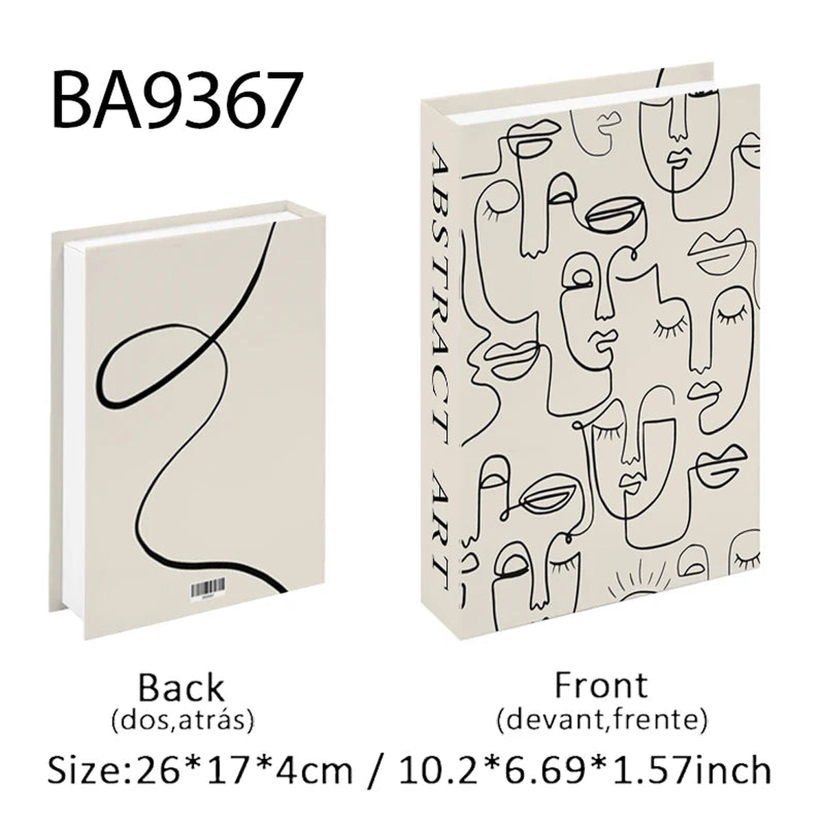 Perfume Luxury Fake Book Storage Box Interior Decoration Paris Decorative Books Design Ornament Coffee Table Shelf Home Decor - BA9367 | OPEN | China Mainland
